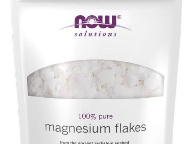 Magnesium Flakes for skin care white