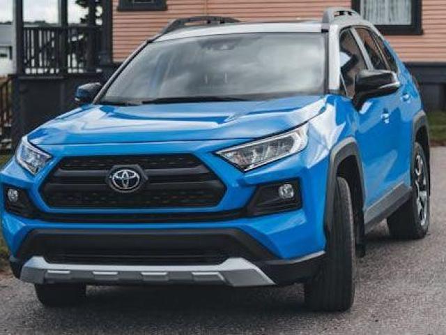 Foreign used 2020 Toyota RAV4 LE AWD blue color, Automatic Drive